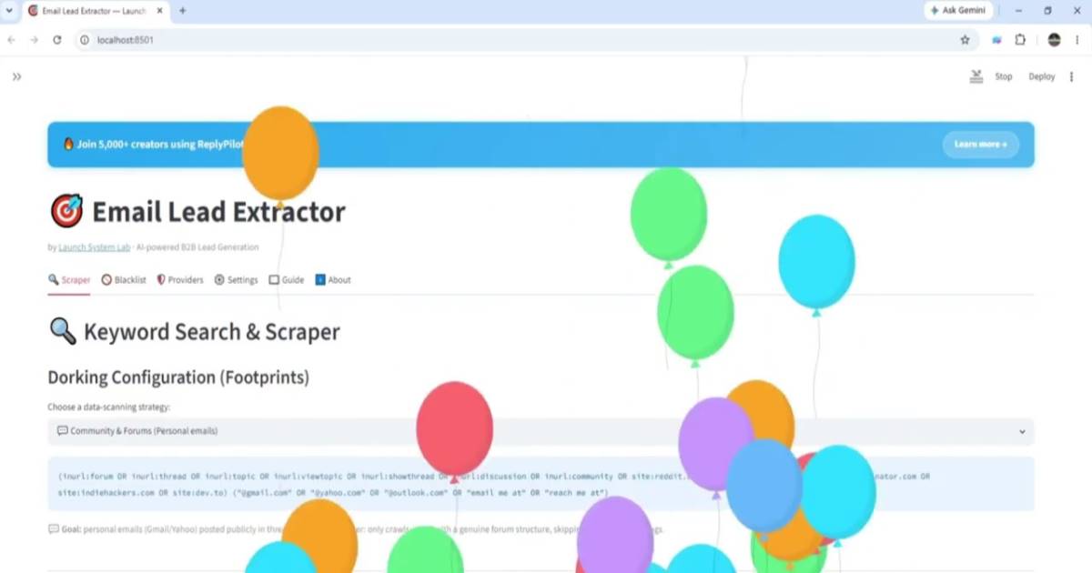 Email Lead Extractor